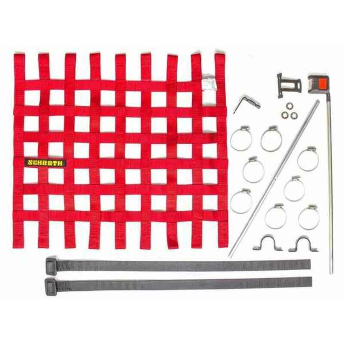 Fenster Netz SCHROTH RACING Rot
